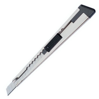 Cuter Liderpapel Metalico pequeo recargable cuchilla  Q-connect KF10940