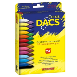 Ceras Dacs Blandas 24 Colores  Alpino DA050295