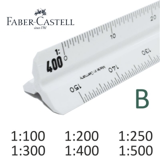 Escalimetro Faber Castell 150-B de 6  Faber-castell 1761-52