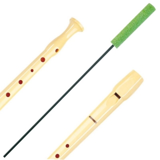 Varilla para limpiar Flauta Dulce, escobilla  Liderpapel TM80005