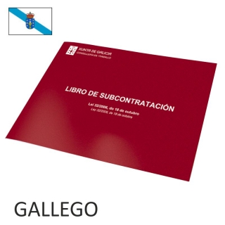 Libro de Subcontratacion en Gallego -  Self-office 09991