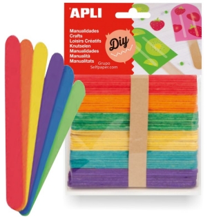 Palitos de polo de colores para  Apli 13064