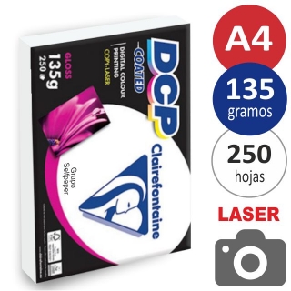 Papel Glossy Coated Lser, Clairefontaine