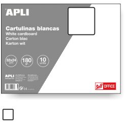 Block de Cartulinas Blancas