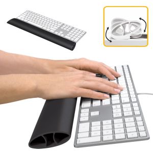Reposamuñecas flexible para teclado