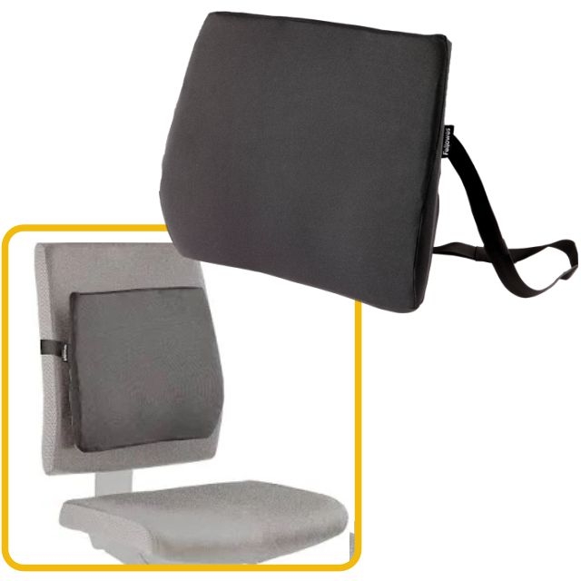 cojin lumbar para silla oficina fellowes breyta