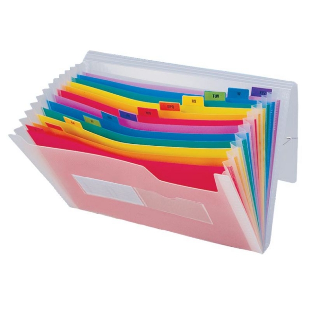 Carpeta Fuelle Plastico acordeon colores Spectrafile A4