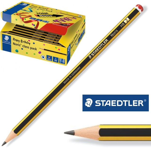 c 144 lapices staedtler noris n 2 hb classpack