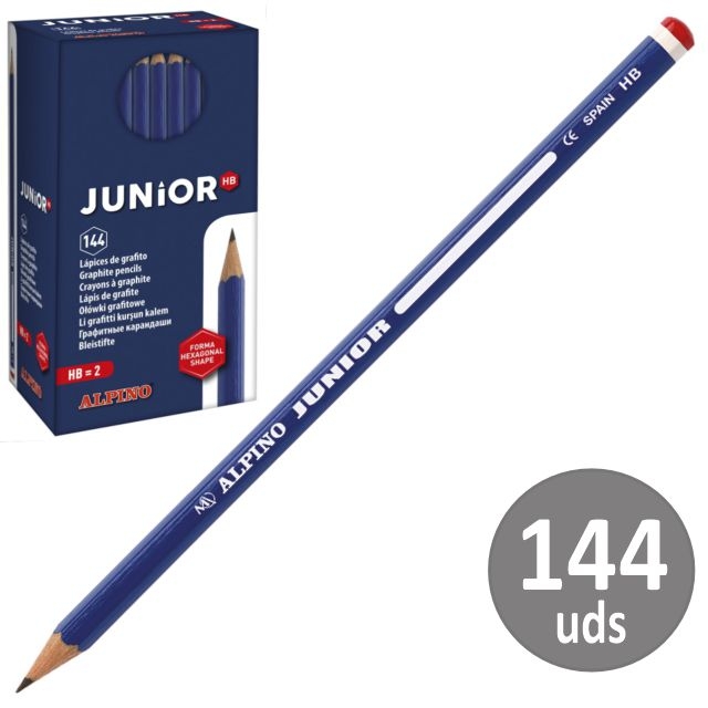 classpack 144 lpices de madera junior hb n 2