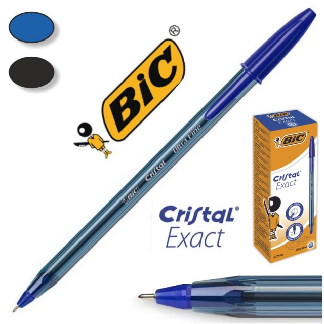 Bolígrafos Bic Cristal Fashion punta ultrafina con 10 pzas. – Du Papier