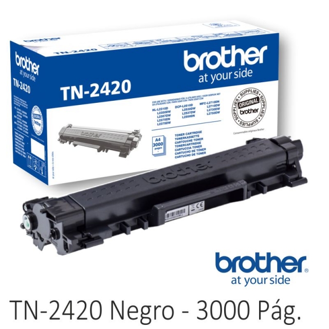 Toner Brother TN-2420 Original alta capacidad TN-2410