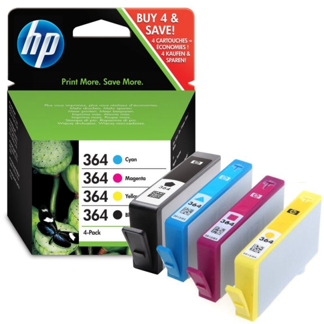 HP - Cartouche 364 pack 4