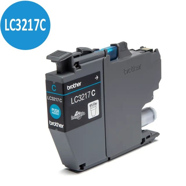 brother lc3217c cyan cian azul tinta cartucho