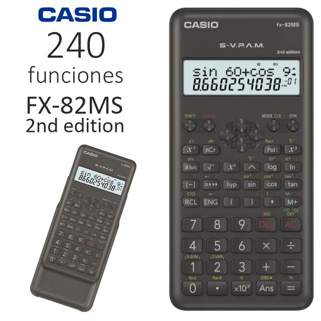 calculadora cientifica casio fx 82ms 2nd edition