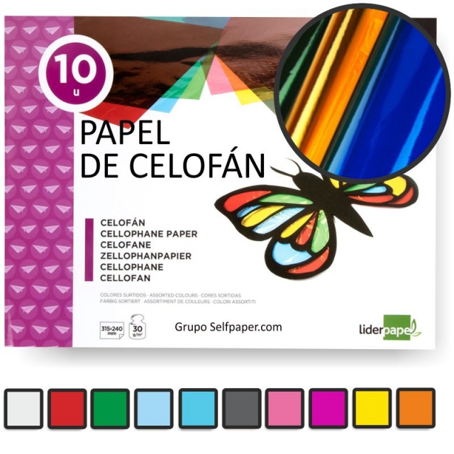 Papel Celofan Color.