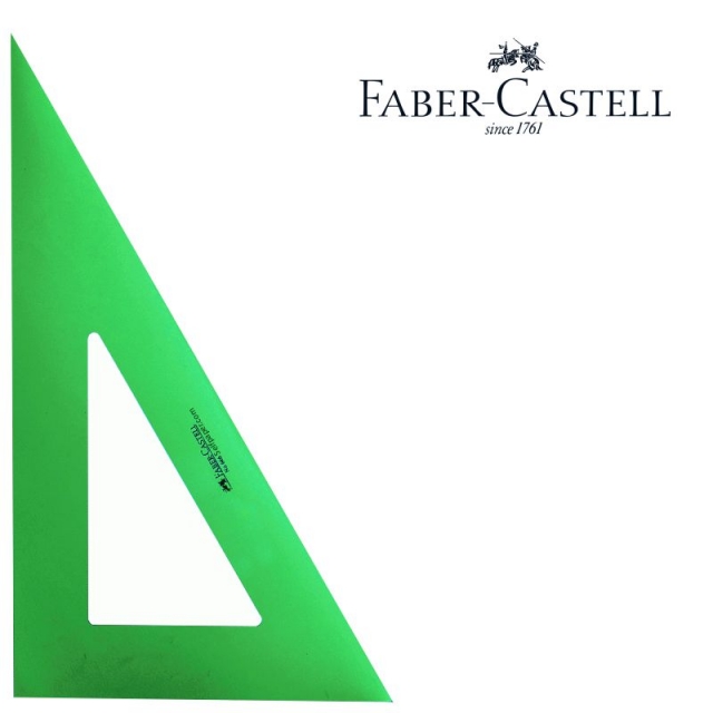 Escuadras y Cartabones Técnicos Faber-Castell - Material escolar