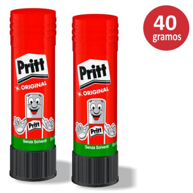 Pritt Stick, pegamento en barra, barra adhesiva, pegamento infantil seguro  para niños, 1 x 43 g