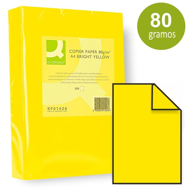 Paquete Folios A4 80gr, Paquete de 500 hojas, Papel Multifunción para  Impresora Inkjet y Láser, Hojas