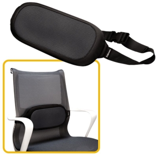  Almohada de apoyo lumbar para silla de oficina