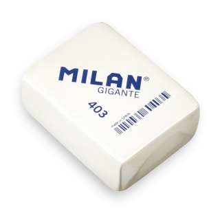 Milan Caja de 6 Gomas de Borrar 406 Miga de Pan Flexible Grandes para Borrar  y Limpiar, PcComponent