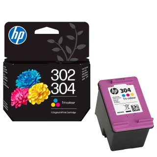 HP 304 302 Color, Cartucho
