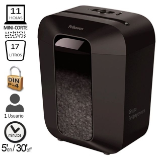 Destructora Fellowes LX41M minicorte P-4, 8  4300701