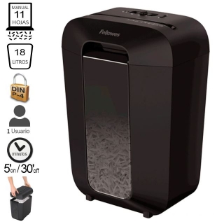 Fellowes LX70, Destructora de papel 11  4407501