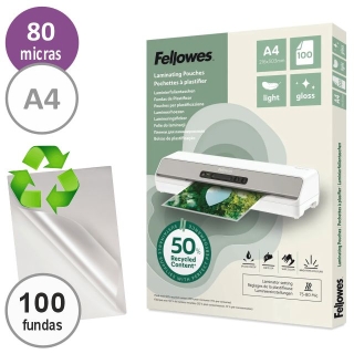 Fundas de plastificar Fellowes A4