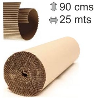 papel continuo embalar kraft rollo 100cms x 50 metros