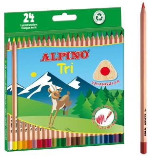 Alpino Tri, Caja 24 Colores, lpices  AL000129