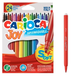 Rotuladores Carioca Joy Caja 24 colores  40615