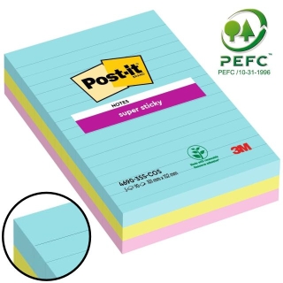 Pack 3 notas adhesivas Post-it