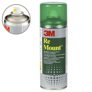 Pegamento Spray 3M ReMount removible indefinidamente