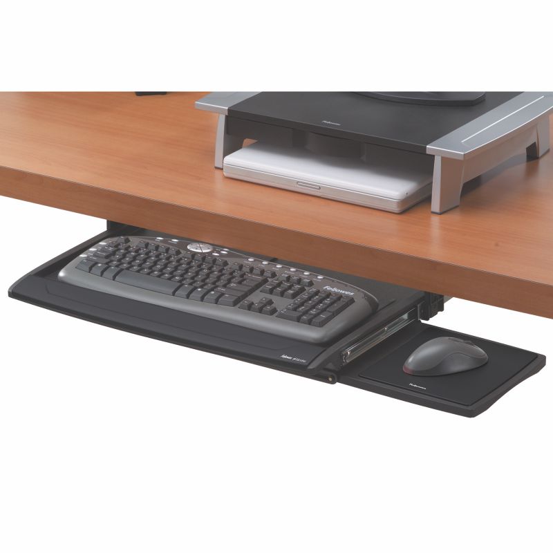  ZYF Bandeja para teclado de escritorio, soporte para teclado  montado en la pared, soporte para teclado de computadora, soporte de ratón,  soporte de pared, soporte para teclado, telescópico plegable : Productos