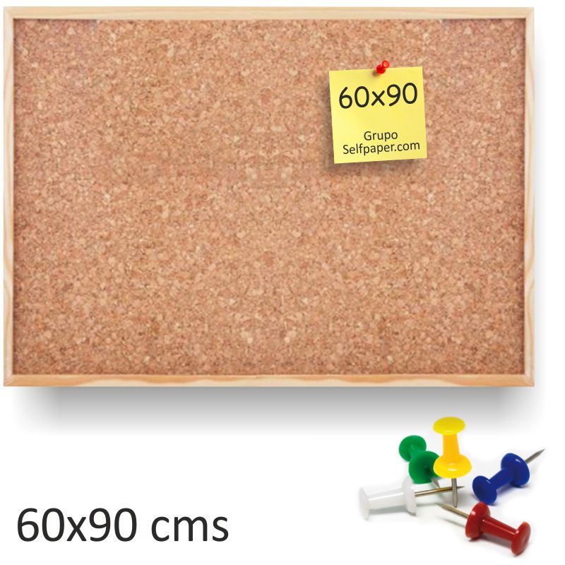 Pizarra de Corcho 90 x 120 cm Deli (300883) – Improstock